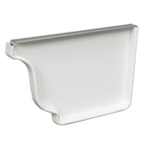 Amerimax 4.5 in. H X 6 in. W White Aluminum K Right End Cap