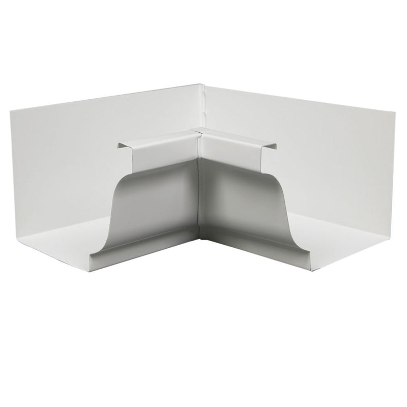 Amerimax 6 in. W X 10 in. L White Aluminum K Inside Corner, Pack of 10