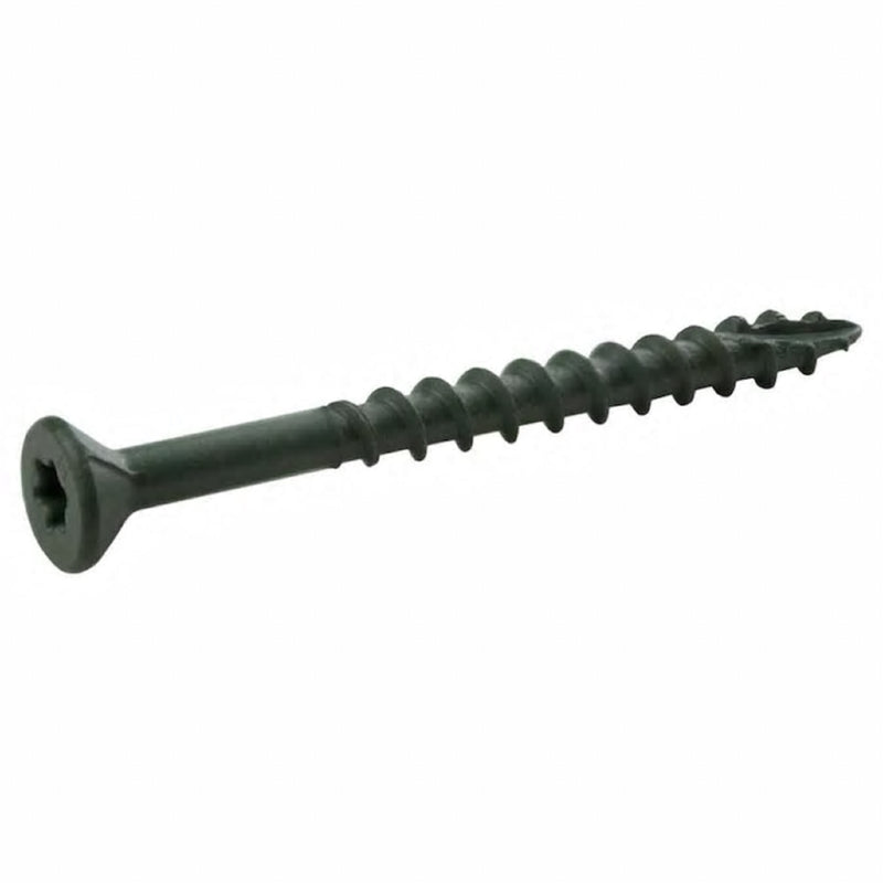 Grip-Rite PrimeGuard Plus No. 10 wire X 4 in. L Green Star Bugle Head Deck Screws 5 lb 250 pk, Pack of 4
