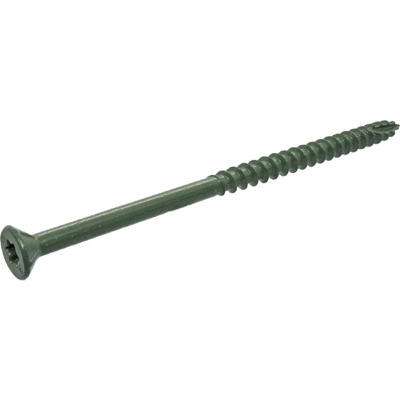 Grip-Rite PrimeGuard Plus No. 10 wire X 4 in. L Green Star Flat Head Deck Screws 1000 pk