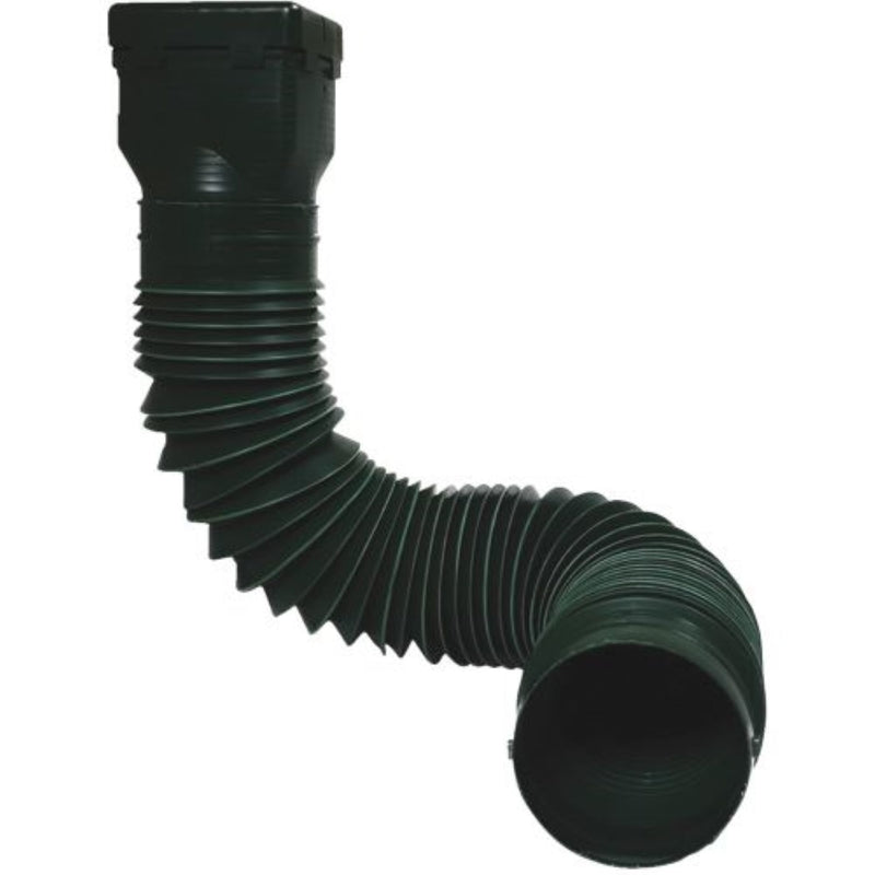 Spectra Metal 55 in. H X 3 in. W X 4 in. L Green Plastic Downspout Extension, Pack of 15