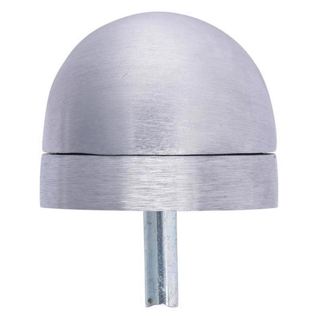 Brinks Brass Satin Chrome Door Stop Mounts to floor 1.75 in.