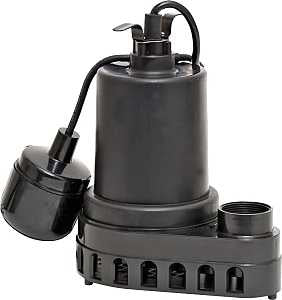 Superior Pump 92370 Sump Pump, 48 gpm, 4.1 A, 120 V, 0.33 hp, 1-1/2 in Outlet