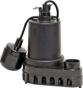 Superior Pump 92370 Sump Pump, 48 gpm, 4.1 A, 120 V, 0.33 hp, 1-1/2 in Outlet