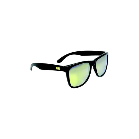 Yachter's Choice 43857 "Catalina" Polarized Sunglasses Black Matte Frame, Gold Mirror Lens
