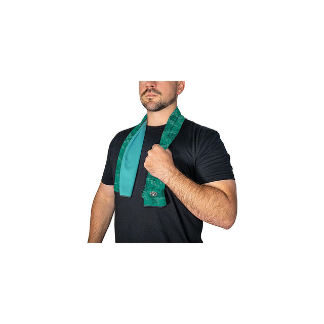Yachter's Choice 48101 Reversible Cooling Towel, Green
