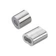 Richelieu 2.75 in. W X 4.5 in. L Aluminum Cable Ferrules and Stops