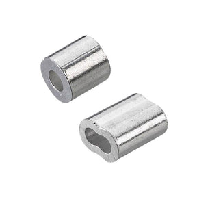 Richelieu 2.75 in. W X 4.5 in. L Aluminum Cable Ferrules and Stops