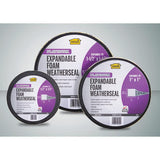 M-D Building Products PLATINUM Black Foam Weatherseal For Gaps and Openings 156 in. L X 1 in.