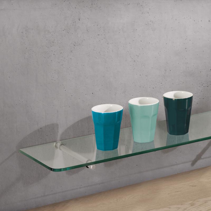 Dolle 0.31 in. H X 23.6 in. W X 4.7 in. D Clear Glass Shelf Board, Pack of 3