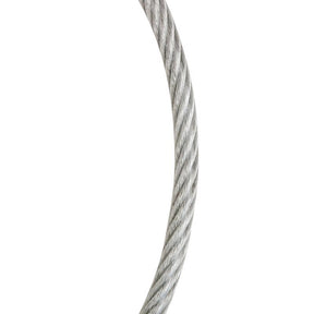 Koch Industries 3/16-1/4 in. D X 20 ft. L Galvanized Clear Vinyl Coated Wire Rope Cable, Pack of 5
