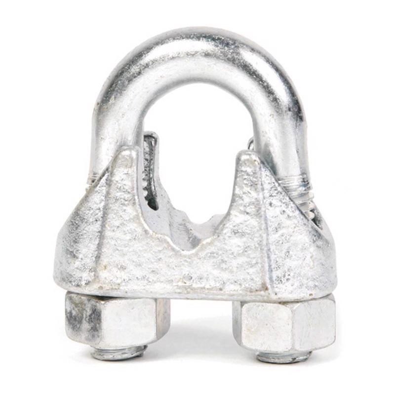 Koch Industries Zinc-Plated Steel Wire Rope Clip, Pack of 5