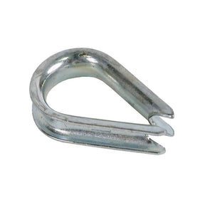 Koch Industries Zinc-Plated Steel 1/2 in. D Wire Rope Thimble, Pack of 10
