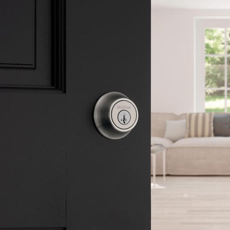 Kwikset Satin Nickel Metal Deadbolt