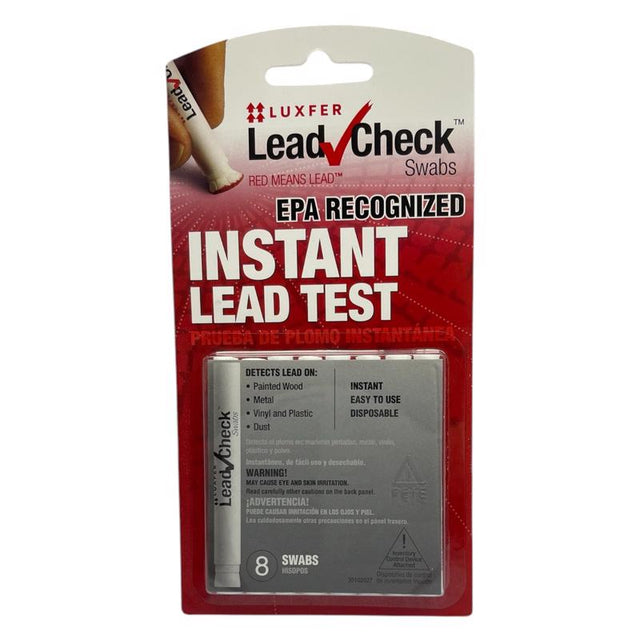 Luxfer Lead Surface Test Kit 8 pk