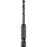 DEWALT DD5128 Impact Drill Bit, 7/16 in Dia, 4 in OAL, Spiral Flute, 1/4 in Dia Shank, Hex Shank