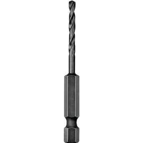 DEWALT DD5128 Impact Drill Bit, 7/16 in Dia, 4 in OAL, Spiral Flute, 1/4 in Dia Shank, Hex Shank