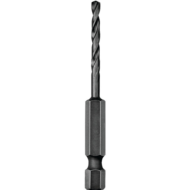 DEWALT DD5128 Impact Drill Bit, 7/16 in Dia, 4 in OAL, Spiral Flute, 1/4 in Dia Shank, Hex Shank