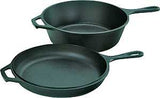 Lodge LCC3 Pre-Seasoned Combo Cooker, 3.2 qt, Cast Iron