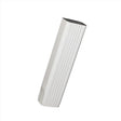Amerimax 3 in. H X 2 in. W X 15 in. L White Aluminum K Downspout Extension