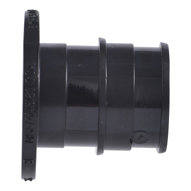 SharkBite UA518A5 Expansion Plug, 3/4 in, Barb, Polysulfone, Black