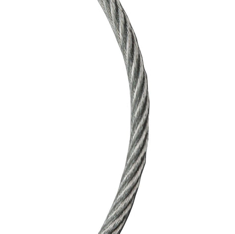 Koch 016122 Aircraft Cable, 1/8 in Dia, 250 ft L, 350 lb Working Load, Stainless Steel