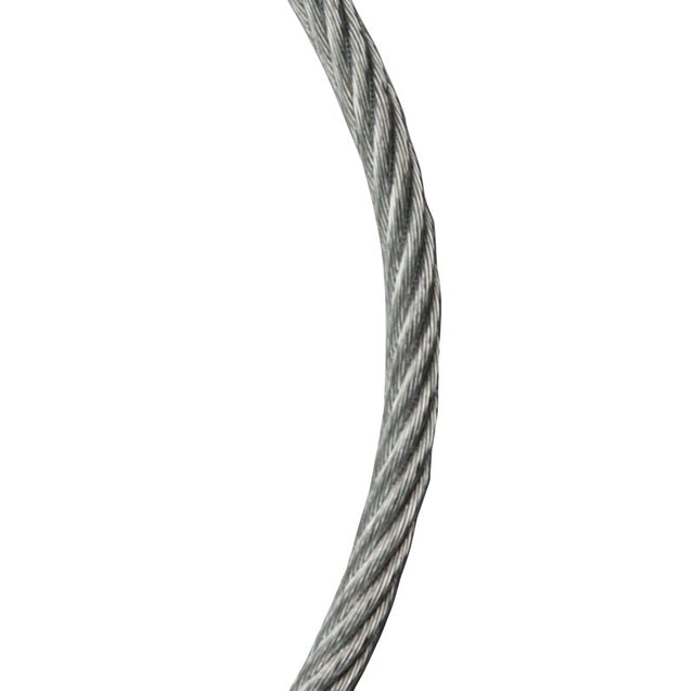 Koch 016122 Aircraft Cable, 1/8 in Dia, 250 ft L, 350 lb Working Load, Stainless Steel