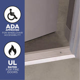 M-D Building Products 0.5 in. H X 3.88 in. W X 36 in. L Aluminum/Vinyl Commercial Threshold Silver