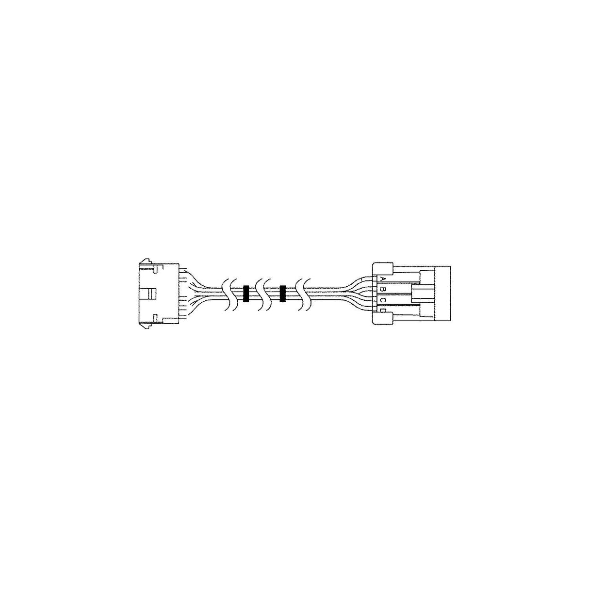 Onan Remote Harness For Gasoline &amp; LP Vapor Generators, 10'