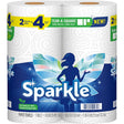 Sparkle 22272 Paper Towel, 9-1/4 ft L, 4.8 in W, 2 -Ply, Pack of 12