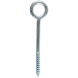 Hampton 1/4 in. X 3-3/4 in. L Zinc-Plated Steel Lag Thread Eyebolt, Pack of 10