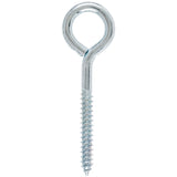 Hampton 2-5/8 in. X 4 in. L Zinc-Plated Steel Lag Thread Eyebolt, Pack of 10