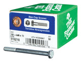 HILLMAN M6-1.00 mm D X 70 mm L Heat Treated Steel Hex Head Cap Screw 50 pk