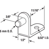 Richlelieu Onward Gold Metal Shelf Support Shelf Support Peg 5 mm Ga. 1.00 in. L 33 lb, Pack of 5