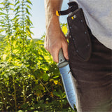 Woodland Tools Co 30-9010-100 Hori Hori Knife, 15 in OAL, Stainless Steel Blade, Serrated Edge Blade, Metal Handle