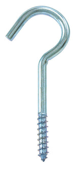 Hampton Small Zinc-Plated Silver Steel 3.88 in. L Ceiling Hook 80 lb 1 pk, Pack of 20