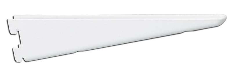 Knape & Vogt White Steel Bracket 16 Ga. 14-1/2 in. L 450 lb, Pack of 10