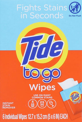 Tide To Go 1452101211 Instant Stain Remover Wipes