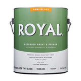 Royal Semi-Gloss Tint Base Mid-Tone Base Paint Exterior 1 gal, Pack of 4