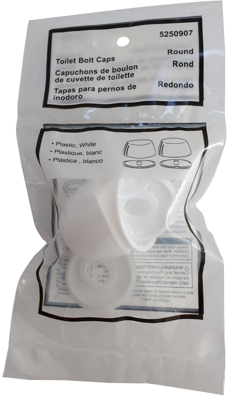 ProSource PMB-475-3L Bolt Cap, For: Toilet