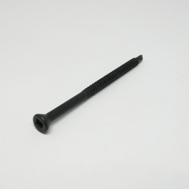 Ace No. 6 X 2-1/4 in. L Square Black Phosphate Tapping Trim Screws 165 pk