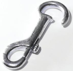 Baron 230 Open Eye Chain Snap, 3/8 in, 40 lb Working Load, Iron, Electro-Galvanized