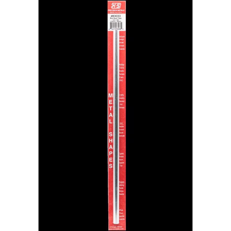 K&S 3/8 in. D X 1 ft. L Round Aluminum Tube