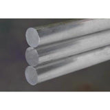 K&S 12 in. L X 3/32 in. D Aluminum Rod 1 pk