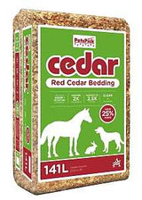PetsPick 2.0P5PK Livestock Bedding, Cedar Wood, Red