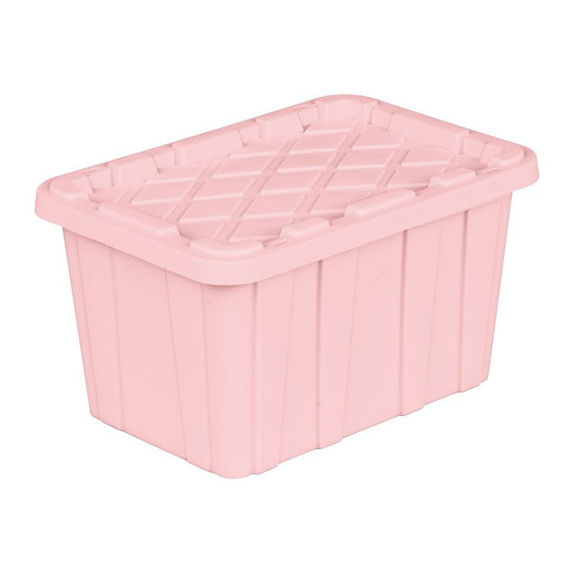 Sterilite 5051C460 Tiny Tote, Plastic, Pink Frost, 5-1/4 in L, 3-5/8 in W, 2-7/8 in H
