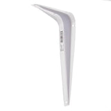 Hampton White Steel Shelf Support 18 Ga. 6 in. L 100 lb, Pack of 10