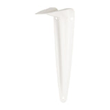 Hampton White Steel Shelf Support 18 Ga. 6 in. L 100 lb, Pack of 10