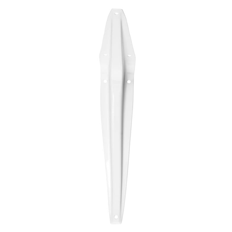 Hampton White Steel Shelf Support 18 Ga. 6 in. L 100 lb, Pack of 10