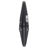 Hampton Black Steel Shelf Support 18 Ga. 6 in. L 100 lb, Pack of 10